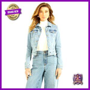 Denim Trucker Jacket Sexy Chic Y2K Retro Eco Button Flap Pockets